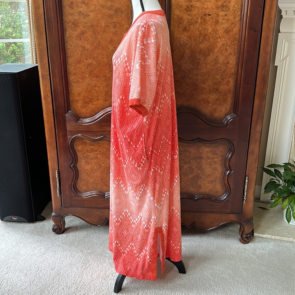 Dreams & Co Aztec Pullover Robe - Picture 8 of 13